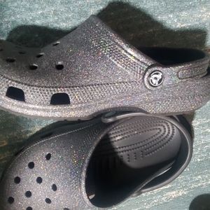 Crocs women size 10. Glitter. Like new.